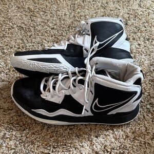 Nike Black and White basketball shoes